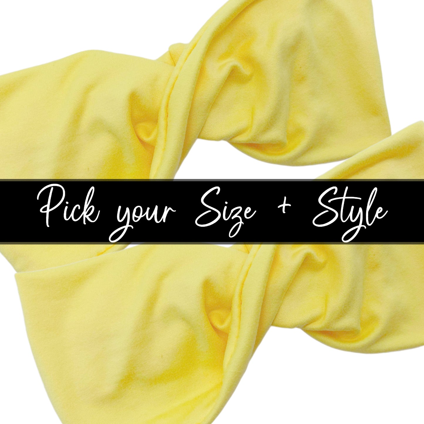 Yellow Solid Headband