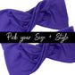 Purple Solid Headband