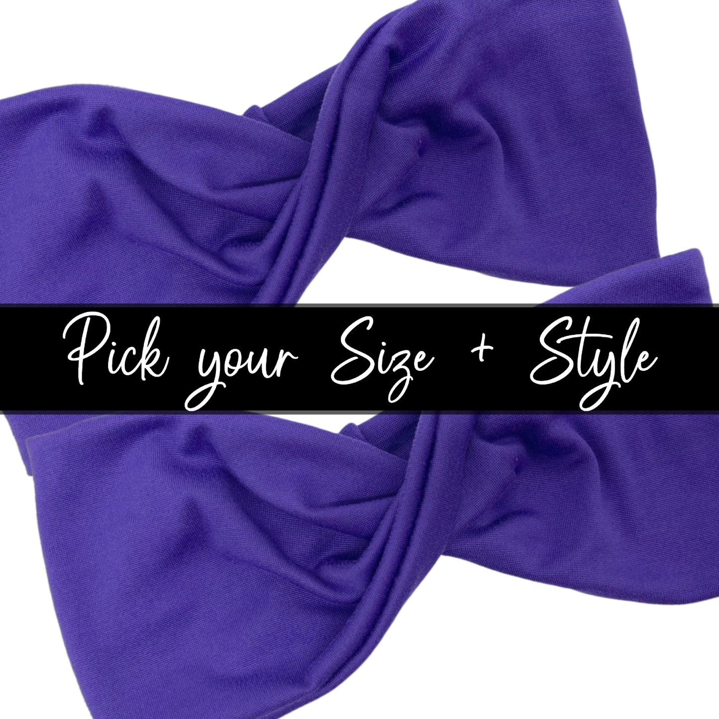 Purple Solid Headband